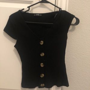 Black button shirt